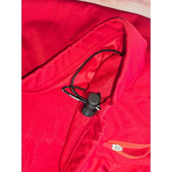 Nike Golf Mens Windbreaker Jacket XL Red Quarter-Zip Pullover Golf - Picture 8 of 9